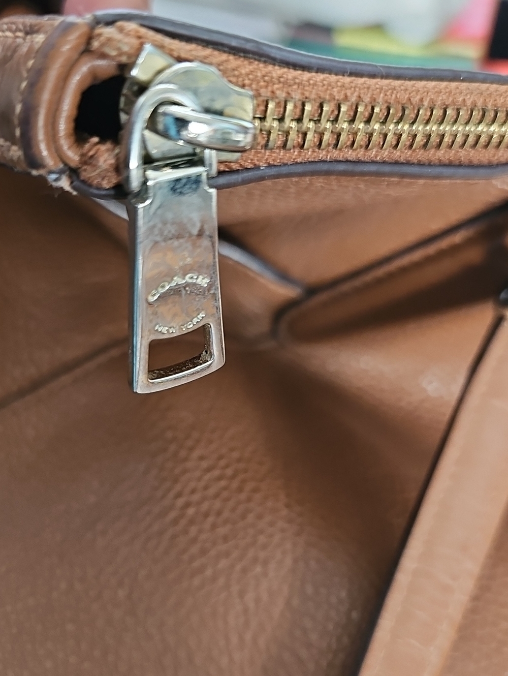 Coach Ava II Pebble Leather Tote D1648 F37216 READ - Picture 14 of 15